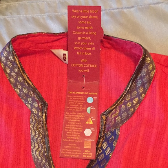 NWT, Cotton Cottage, women top, size M - Picture 5 of 5